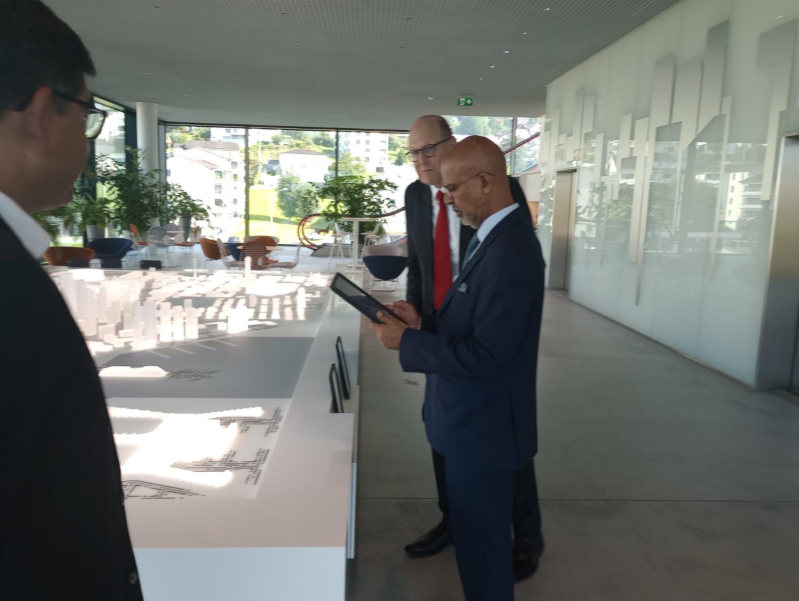 Ambassador Mridul Kumar met Mr. Silvio Napoli,  Chairman and CEO, Schindler Group on 27 August 2024 